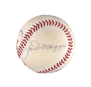 Mickey Mantle, Willie Mays, Joe DiMaggio and Duke Snider Signed 1983 All-Star Game Baseball